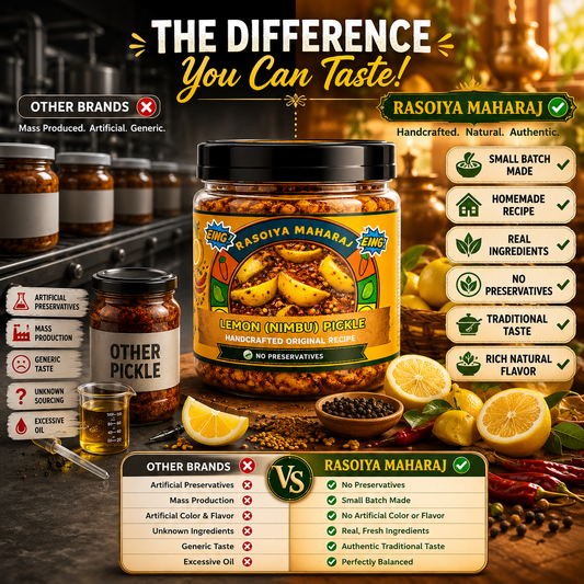 Lemon Pickle | Handmade Traditional Nimbu Achar