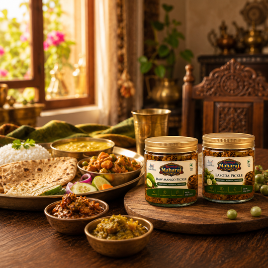 First Taste Combo – Homemade Raw Mango & Lasoda Pickles