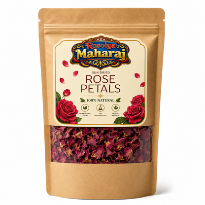 Premium Sun-Dried Rose Petals (Gulab Patti)