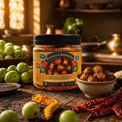 Gunda / Lasoda Pickle | Traditional Homemade Pickle