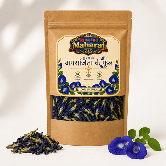 Sun Dried Butterfly Pea Flowers | 100% Natural | No Preservatives