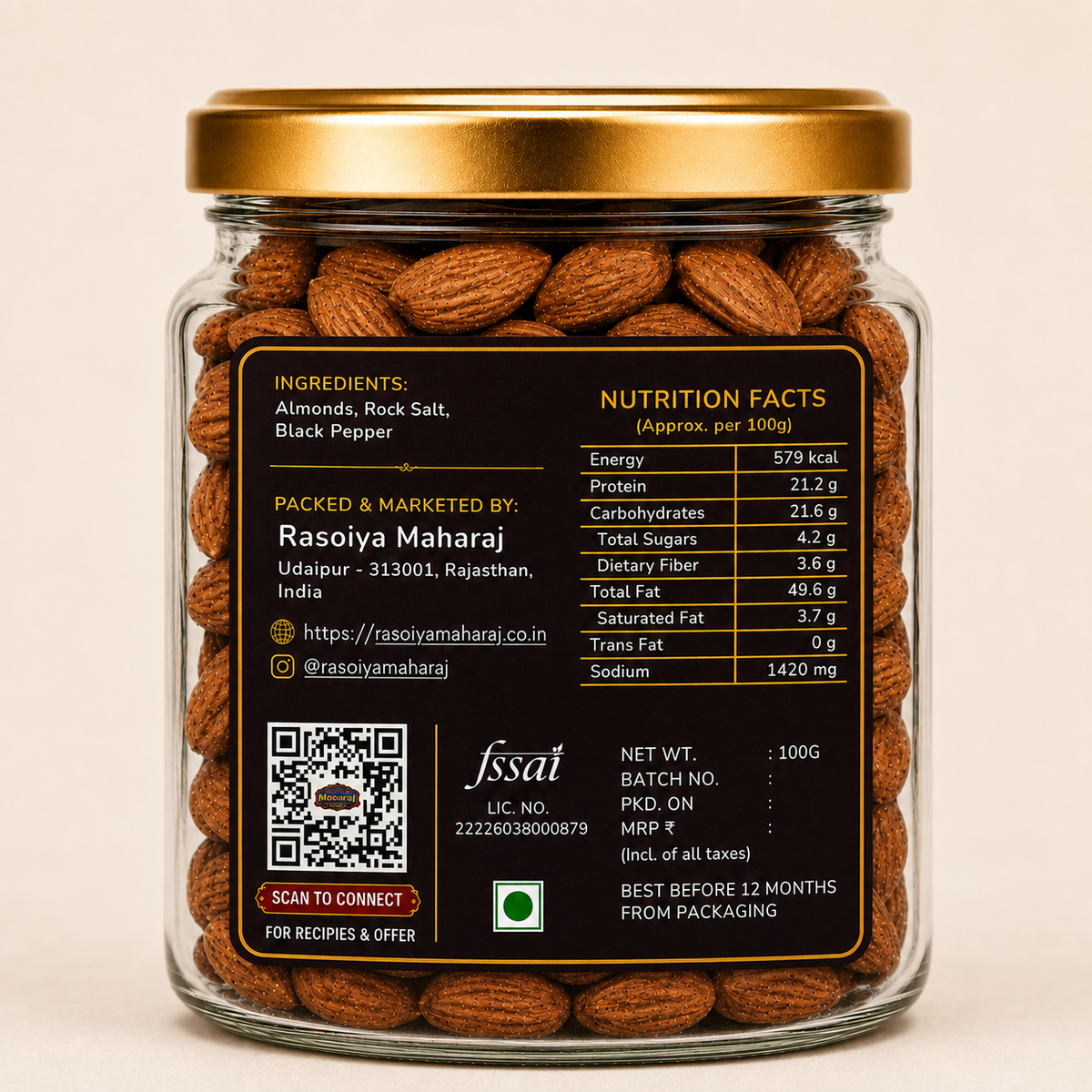 Air Fried Royal Almonds