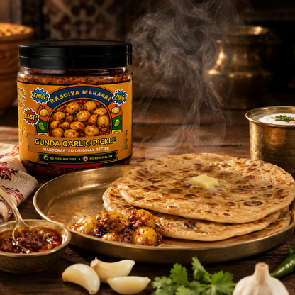 Gunda Garlic Pickle | Handmade Spicy Pickle