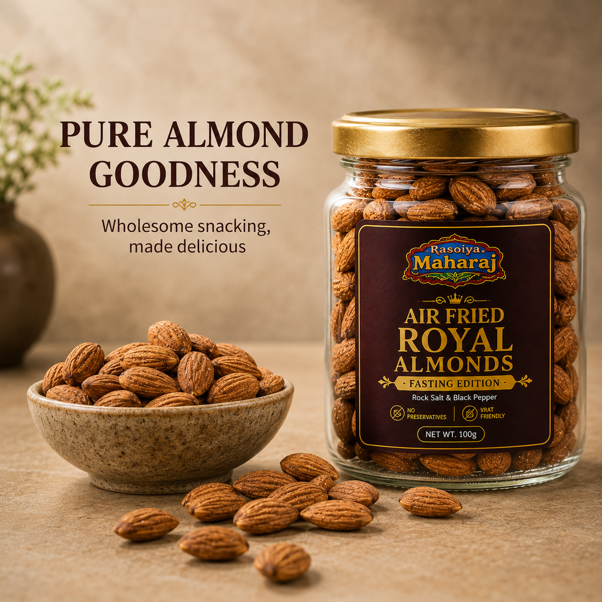 Air Fried Royal Almonds