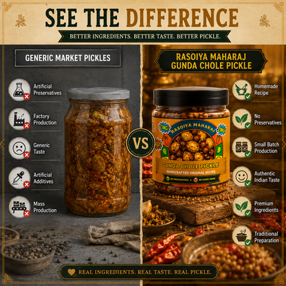 Gunda Chole Pickle | Handmade Spicy Pickle