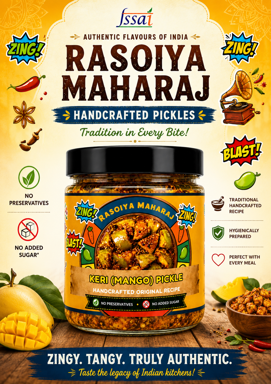Keri (Mango) Pickle | Traditional Homemade Aam Achaar | Handcrafted Rajasthani Recipe