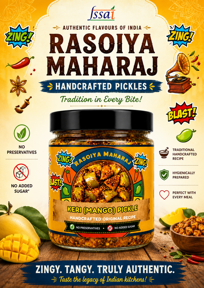 Keri (Mango) Pickle | Traditional Homemade Aam Achaar | Handcrafted Rajasthani Recipe