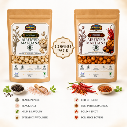 Air Fried Makhana Combo | 2 x 75 Gram