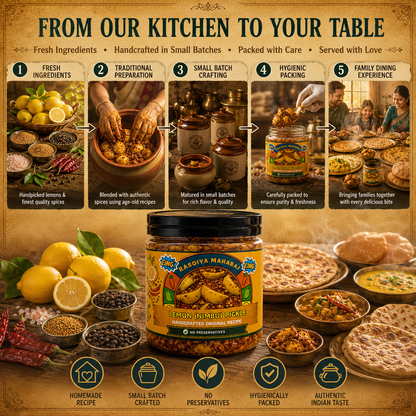 Lemon Pickle | Handmade Traditional Nimbu Achar
