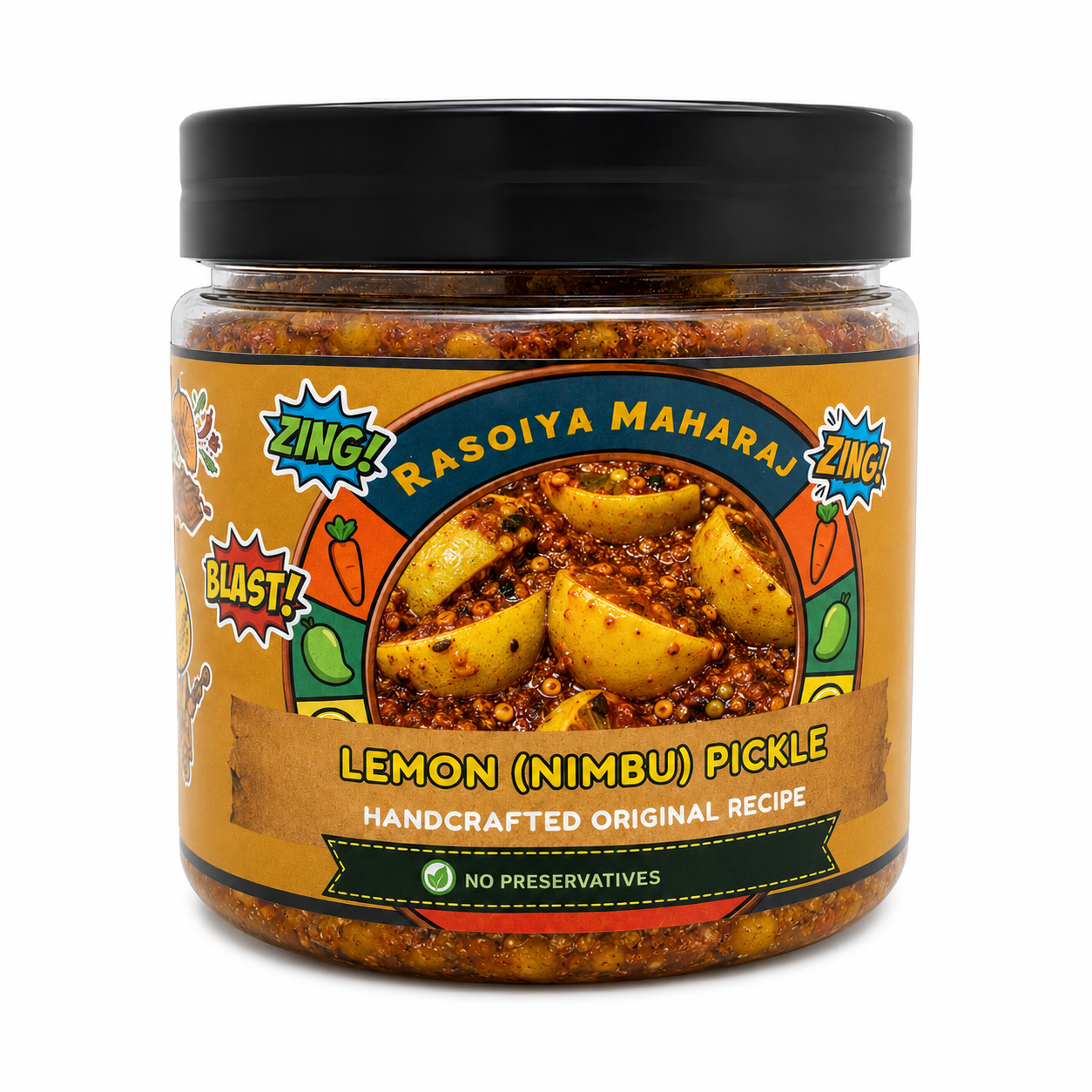 Lemon Pickle | Handmade Traditional Nimbu Achar