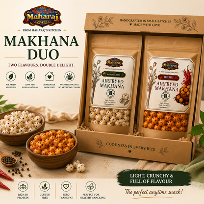 Air Fried Makhana Combo | 2 x 75 Gram